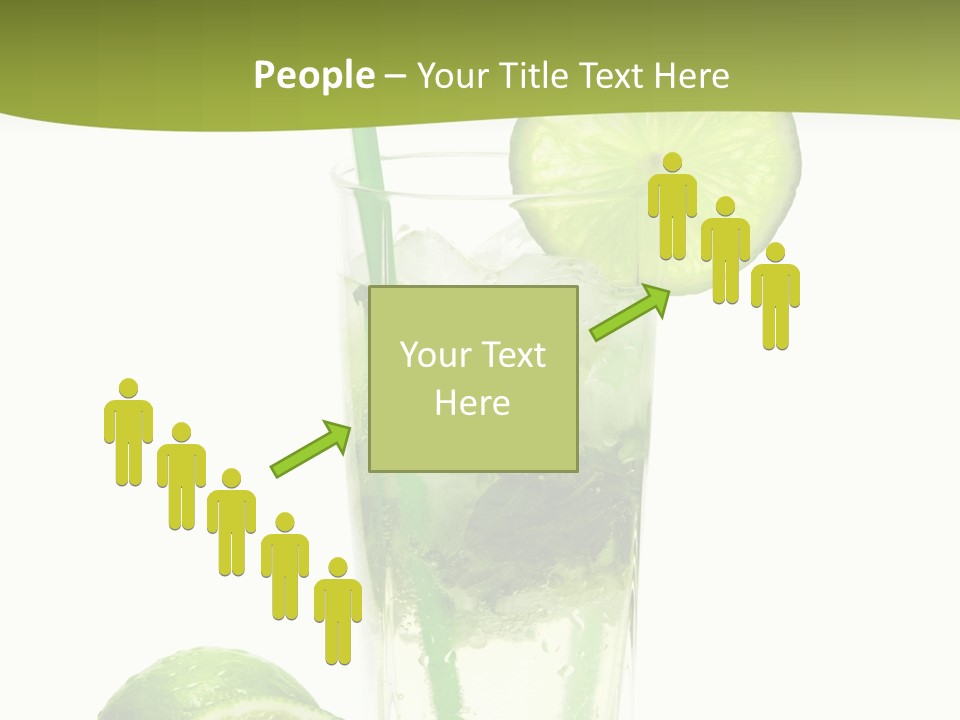 Bar Ice Object PowerPoint Template