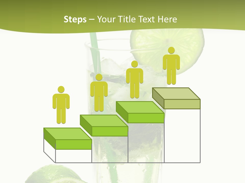 Bar Ice Object PowerPoint Template