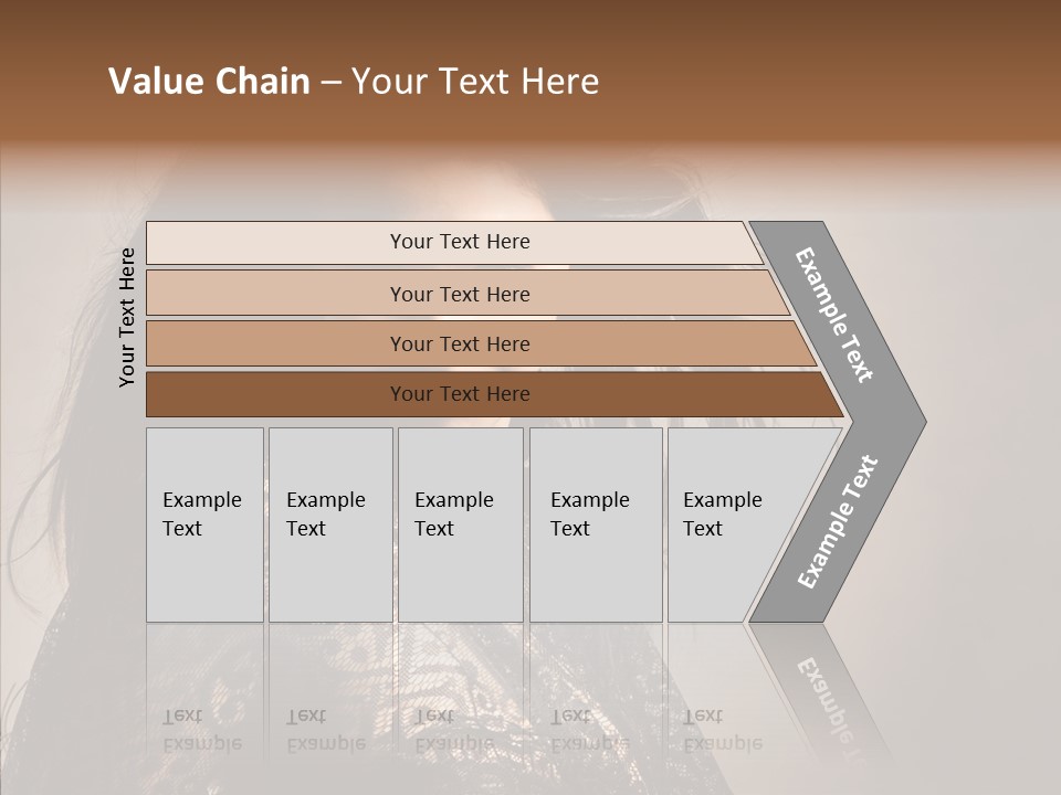 Brunette Young Elegance PowerPoint Template