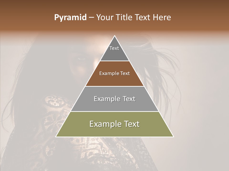 Brunette Young Elegance PowerPoint Template