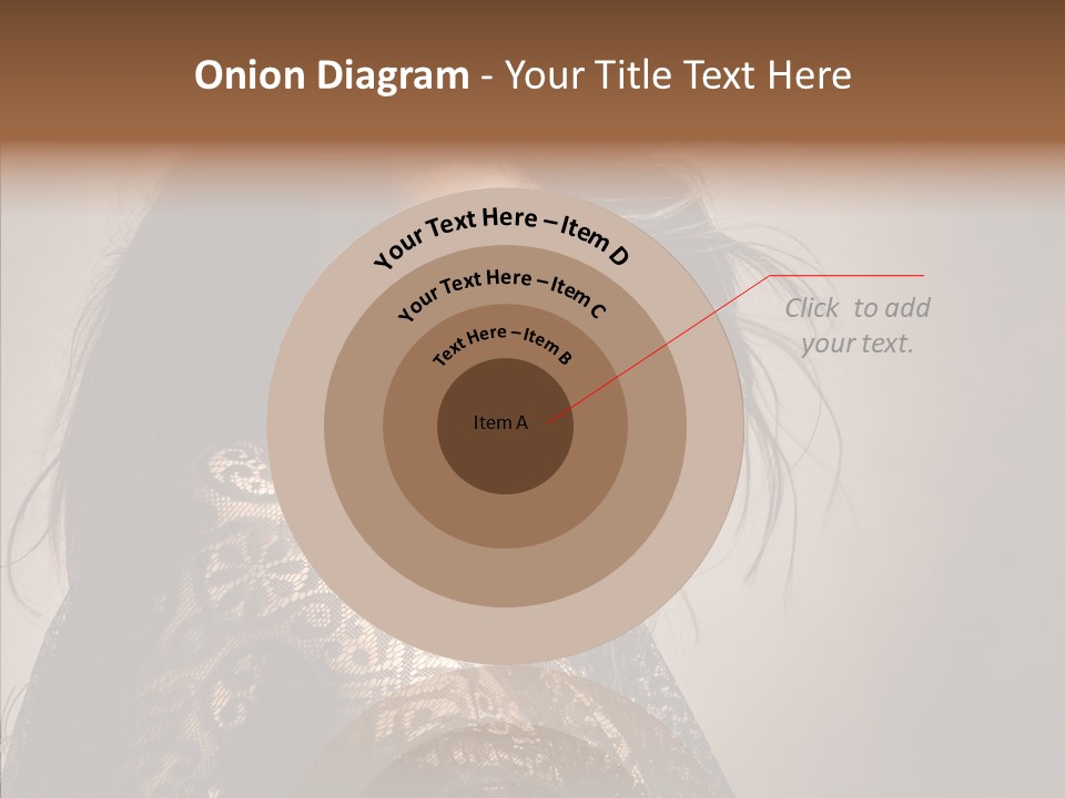 Brunette Young Elegance PowerPoint Template