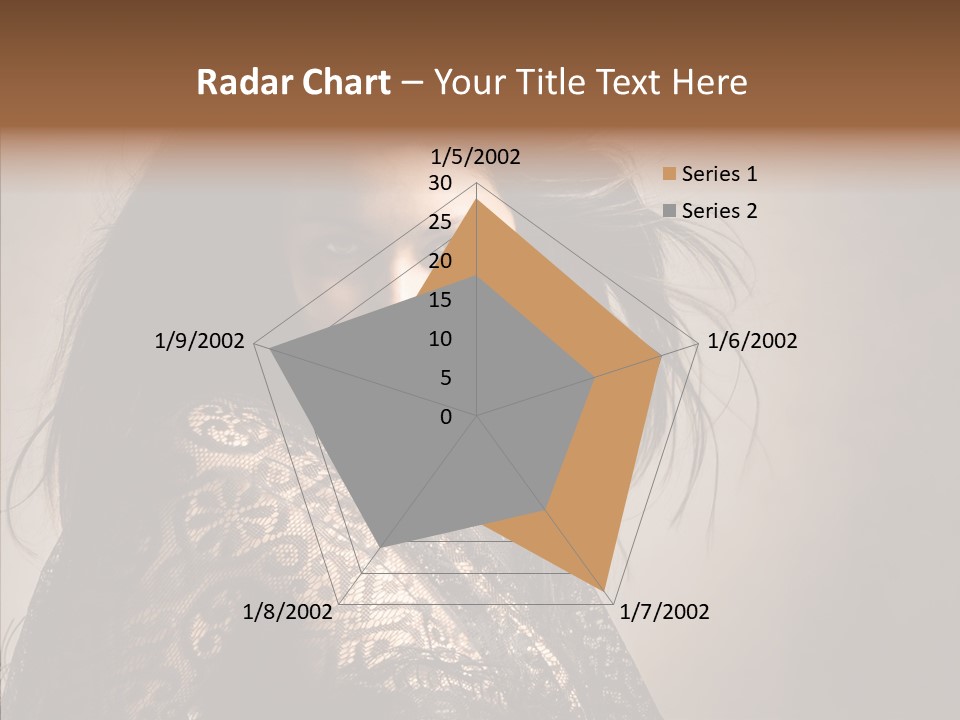 Brunette Young Elegance PowerPoint Template