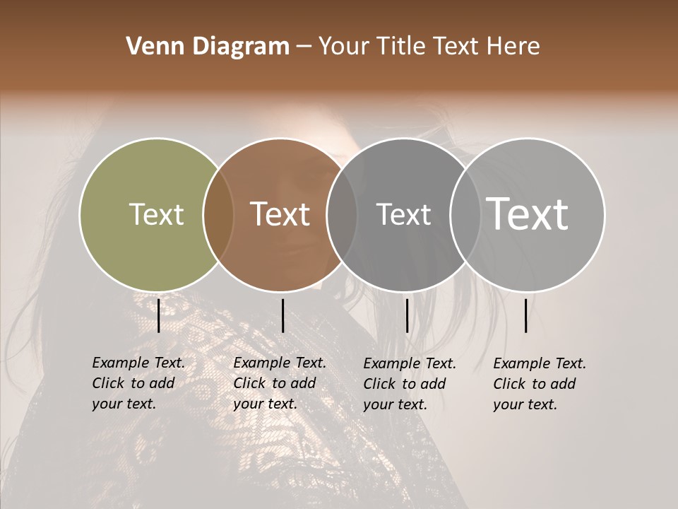 Brunette Young Elegance PowerPoint Template