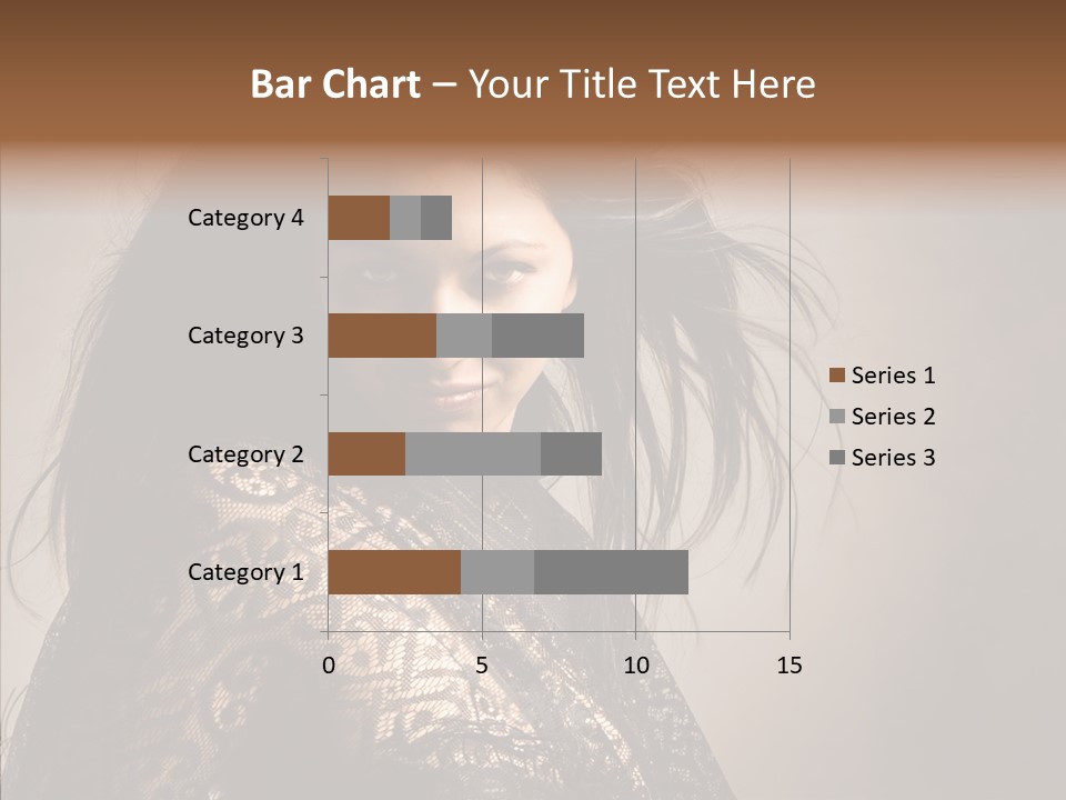 Brunette Young Elegance PowerPoint Template