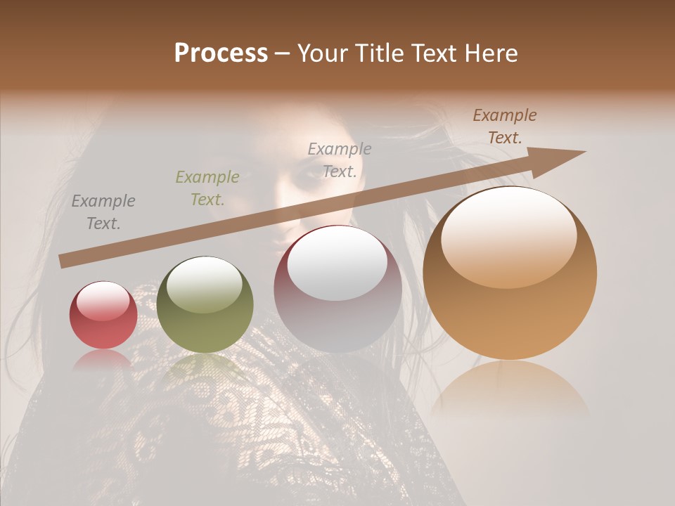 Brunette Young Elegance PowerPoint Template