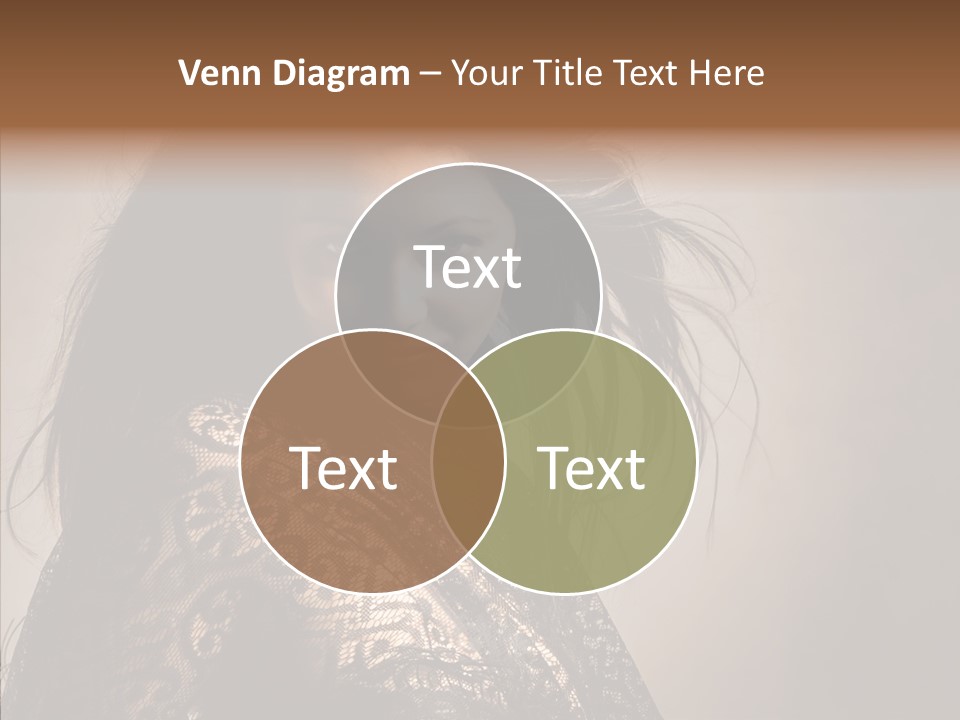 Brunette Young Elegance PowerPoint Template