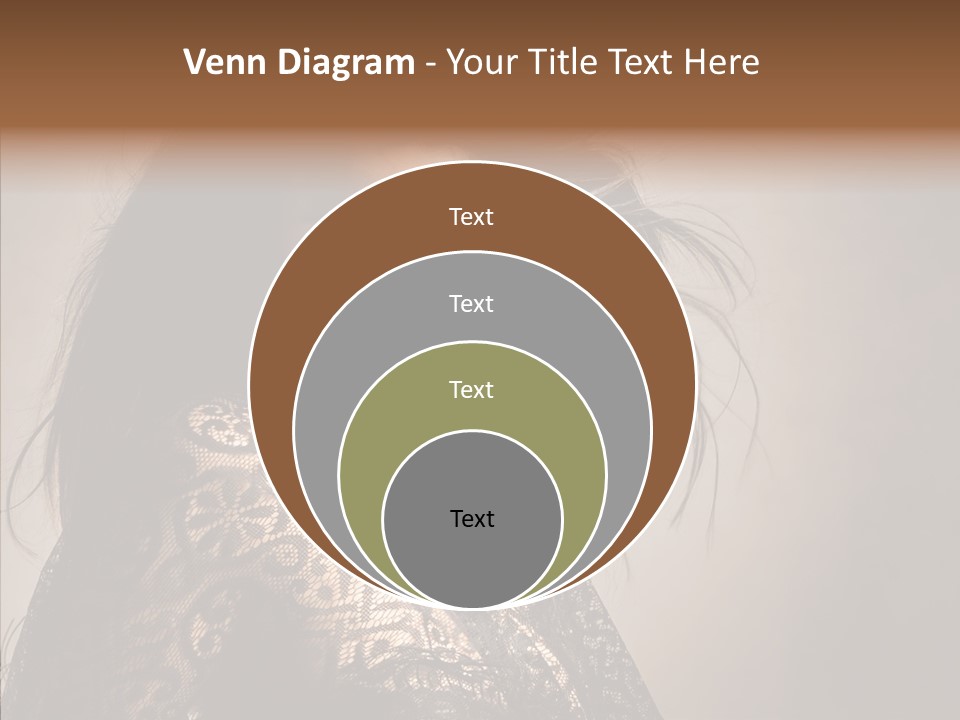 Brunette Young Elegance PowerPoint Template