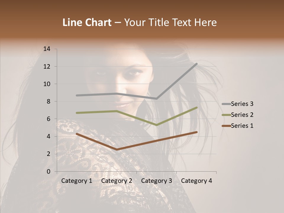 Brunette Young Elegance PowerPoint Template