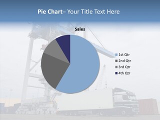 Deadline Trucking Semi Truck PowerPoint Template