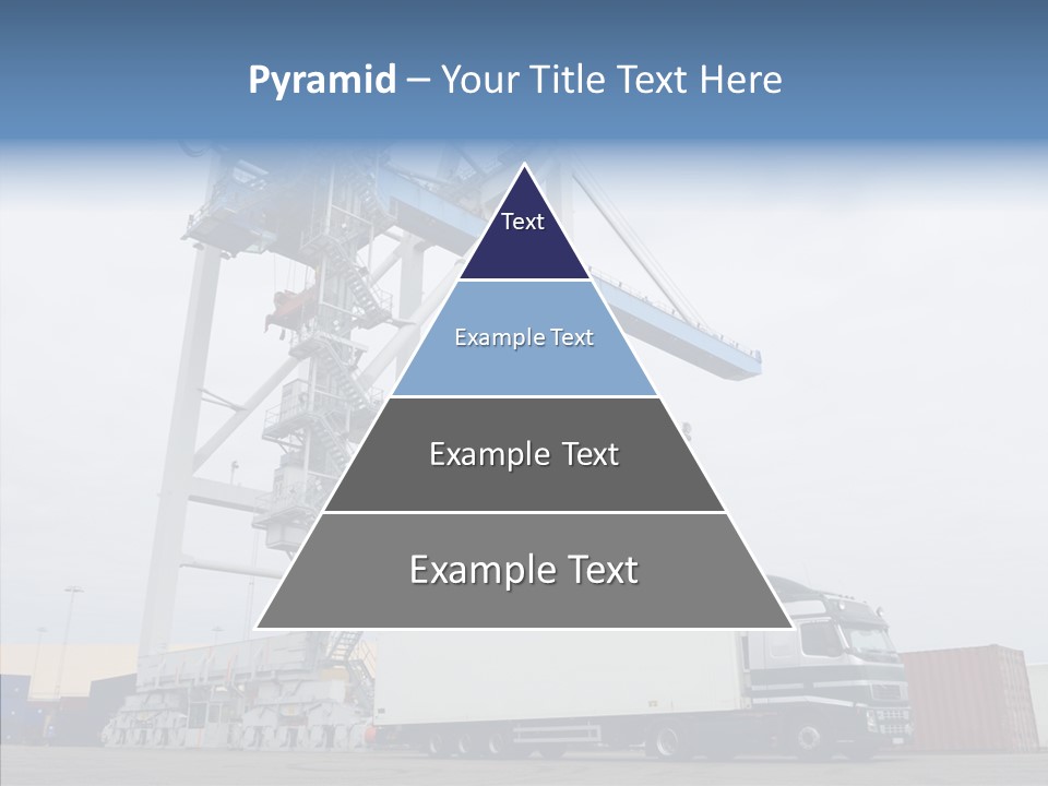 Deadline Trucking Semi Truck PowerPoint Template