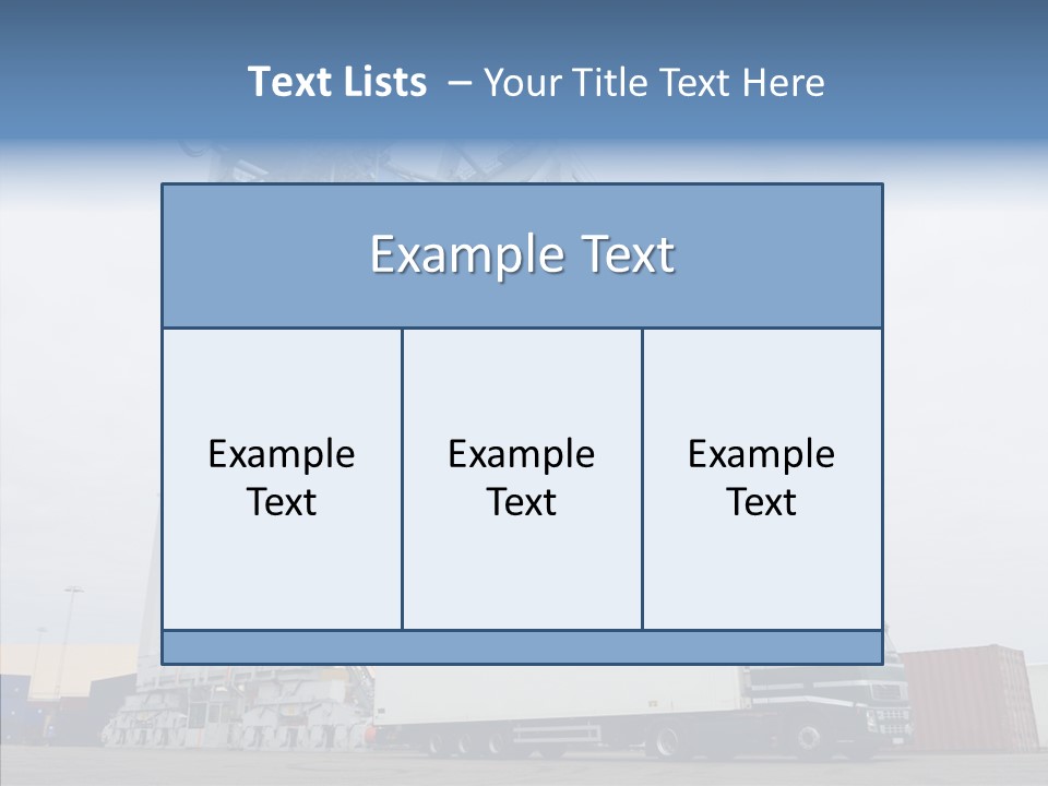 Deadline Trucking Semi Truck PowerPoint Template