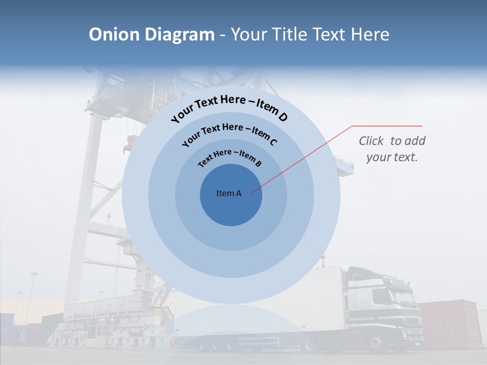 Deadline Trucking Semi Truck PowerPoint Template