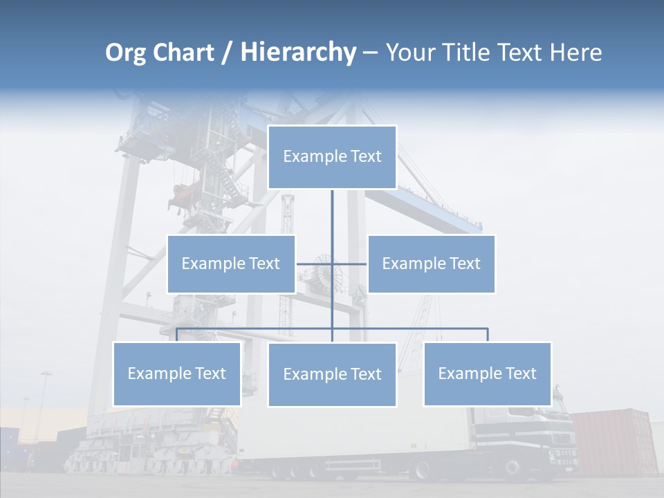Deadline Trucking Semi Truck PowerPoint Template