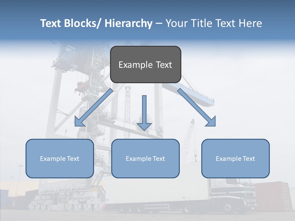 Deadline Trucking Semi Truck PowerPoint Template