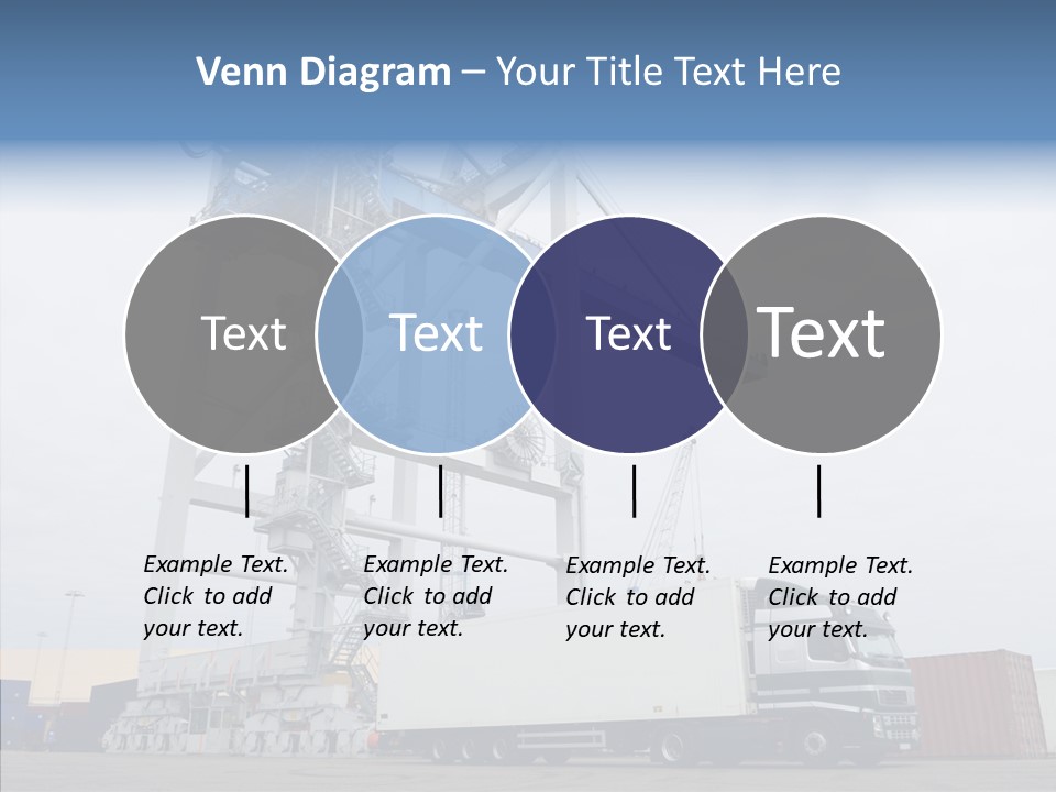 Deadline Trucking Semi Truck PowerPoint Template