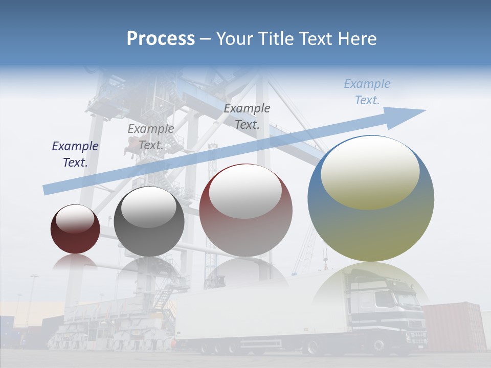 Deadline Trucking Semi Truck PowerPoint Template