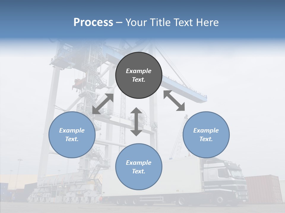 Deadline Trucking Semi Truck PowerPoint Template