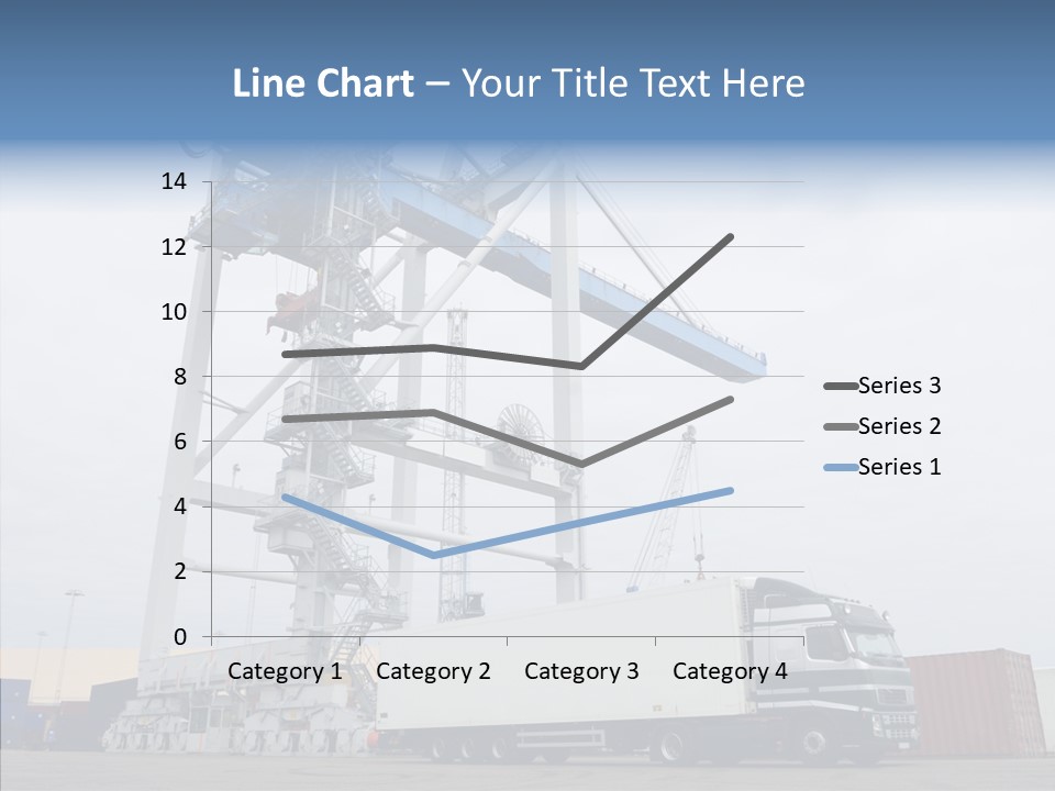 Deadline Trucking Semi Truck PowerPoint Template