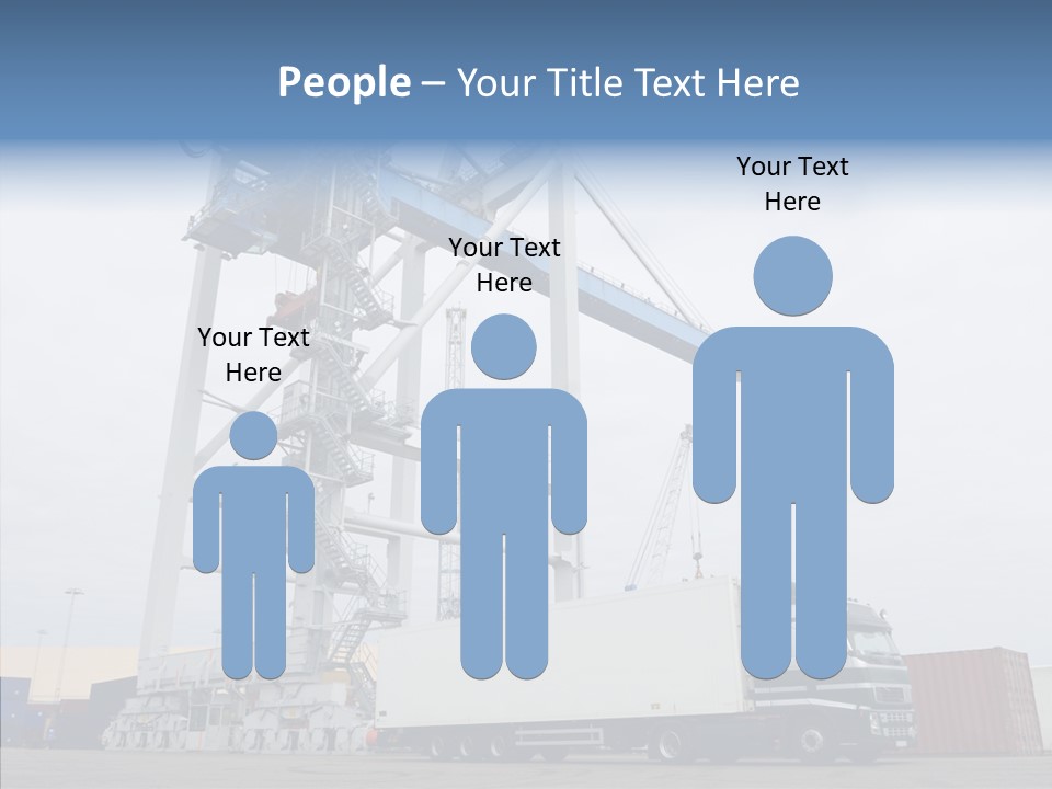 Deadline Trucking Semi Truck PowerPoint Template