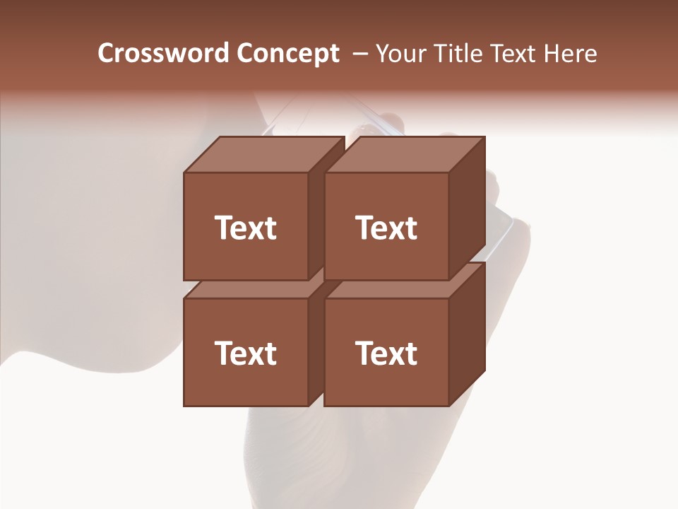 Lady Hand Glass PowerPoint Template