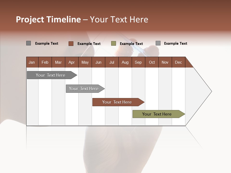 Lady Hand Glass PowerPoint Template
