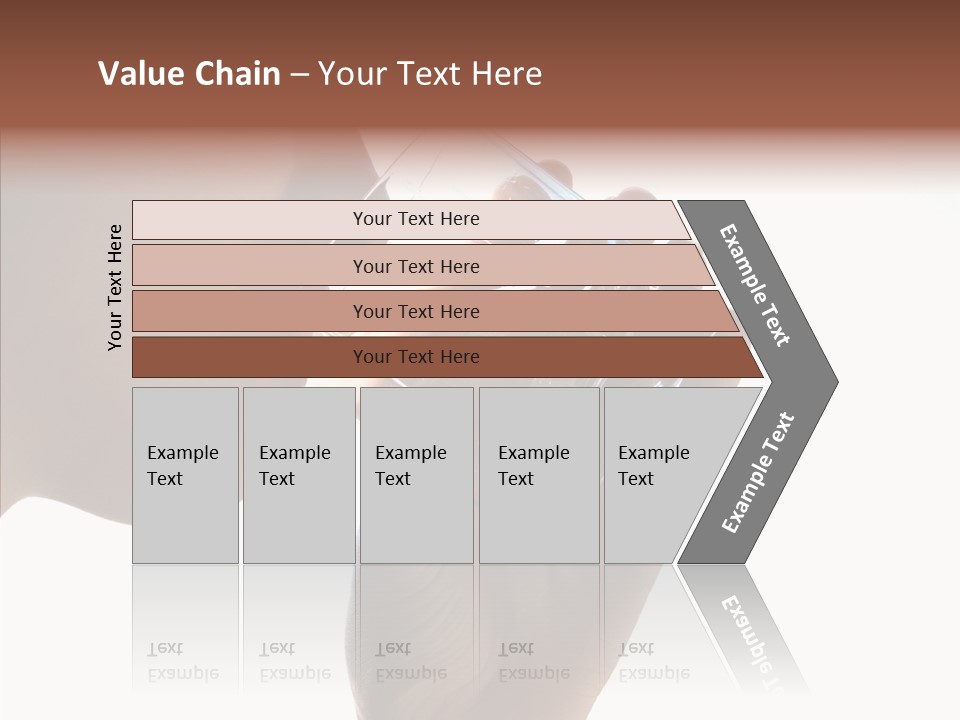 Lady Hand Glass PowerPoint Template