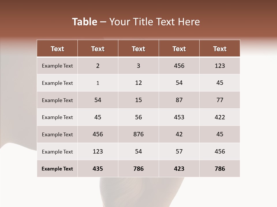 Lady Hand Glass PowerPoint Template