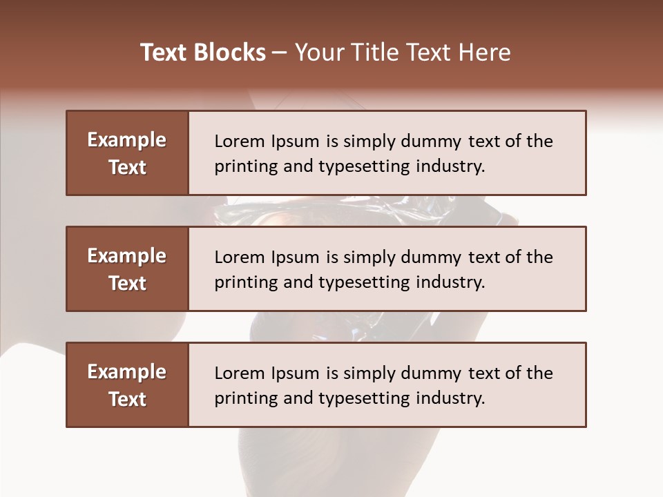 Lady Hand Glass PowerPoint Template