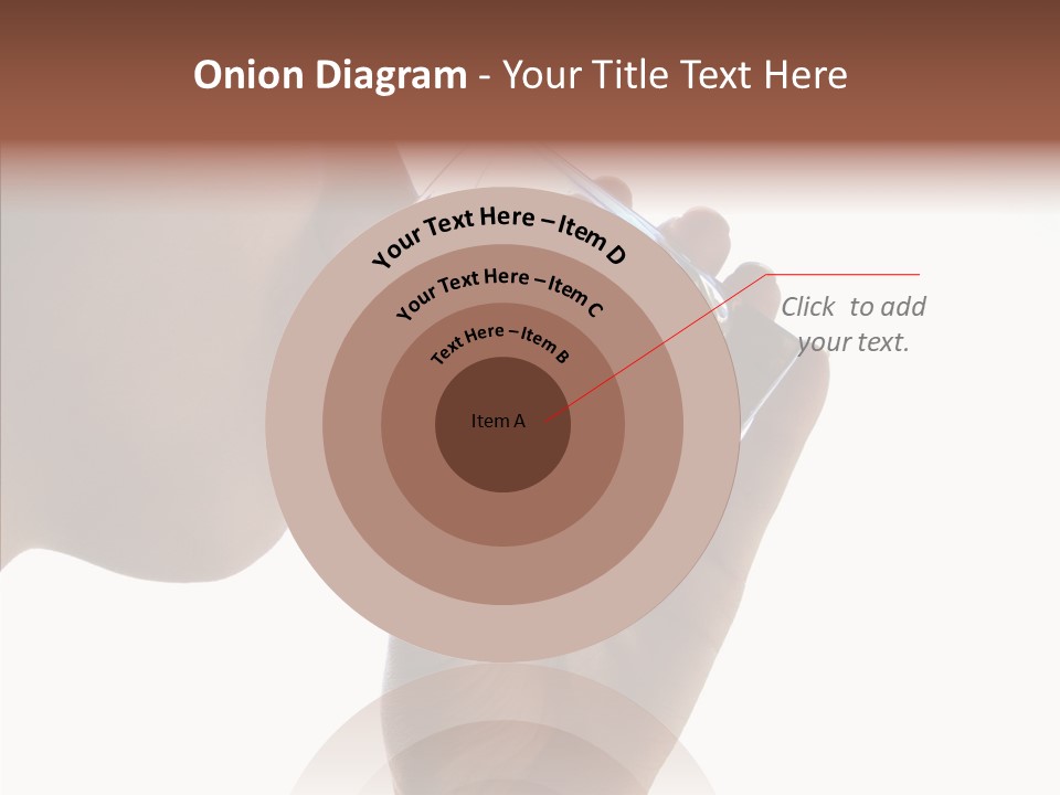 Lady Hand Glass PowerPoint Template