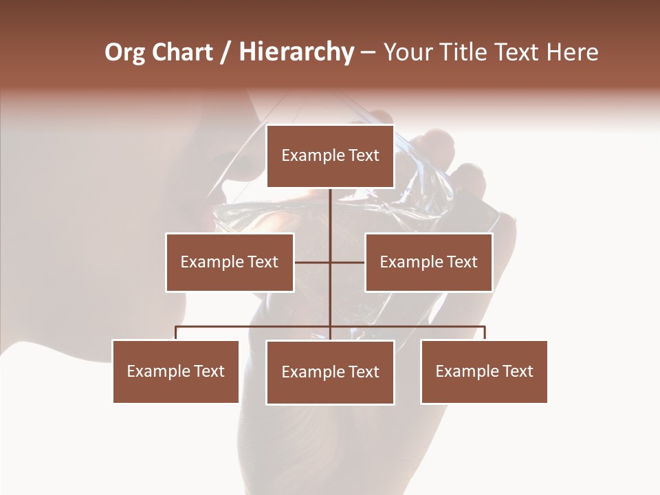 Lady Hand Glass PowerPoint Template