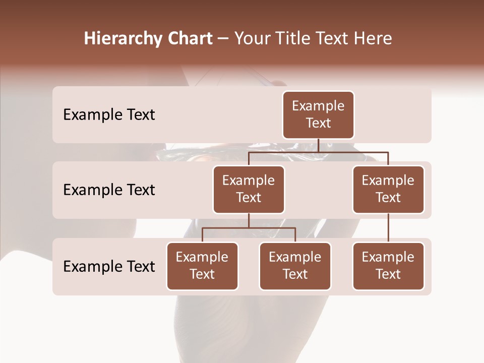 Lady Hand Glass PowerPoint Template