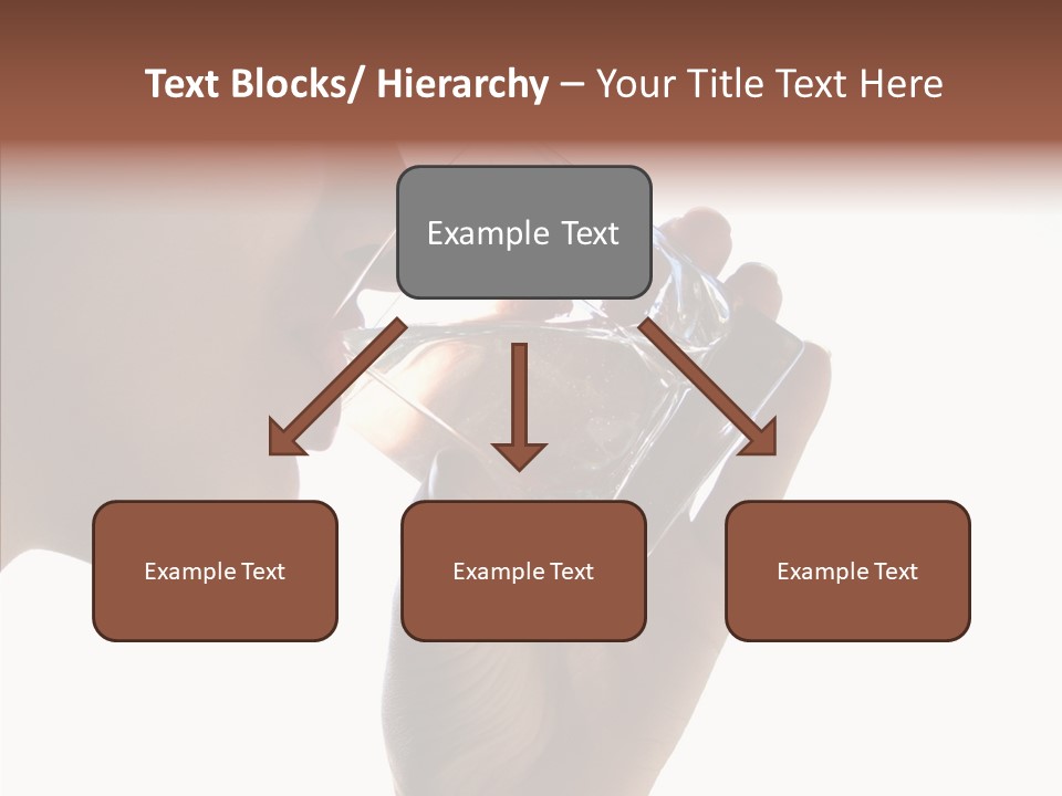 Lady Hand Glass PowerPoint Template