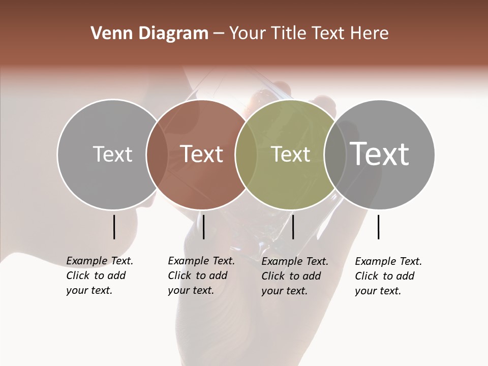 Lady Hand Glass PowerPoint Template