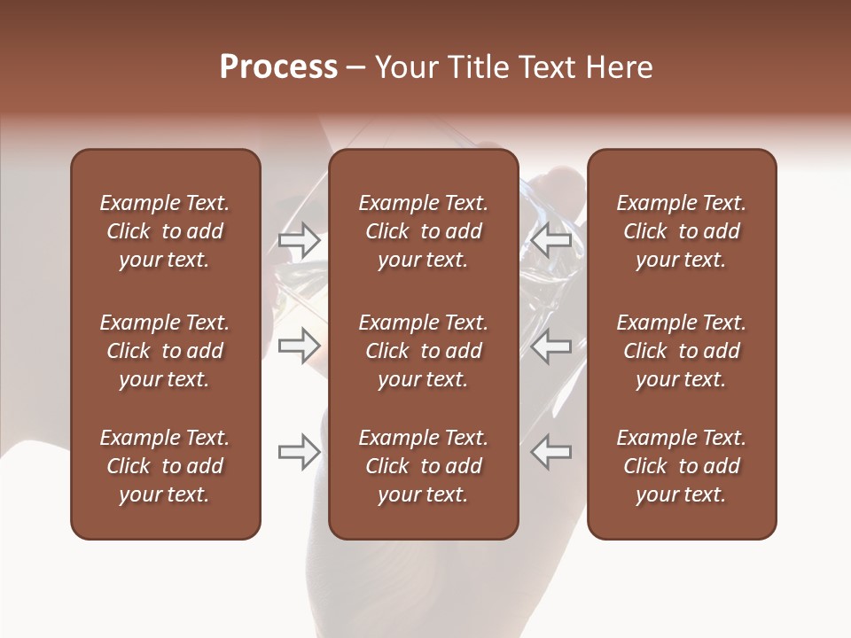 Lady Hand Glass PowerPoint Template
