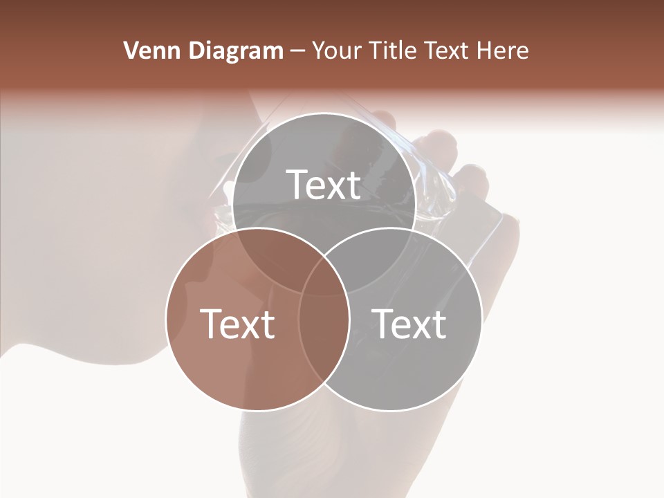 Lady Hand Glass PowerPoint Template