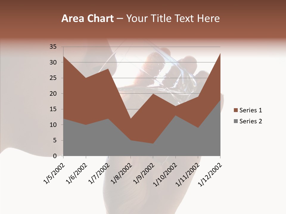 Lady Hand Glass PowerPoint Template