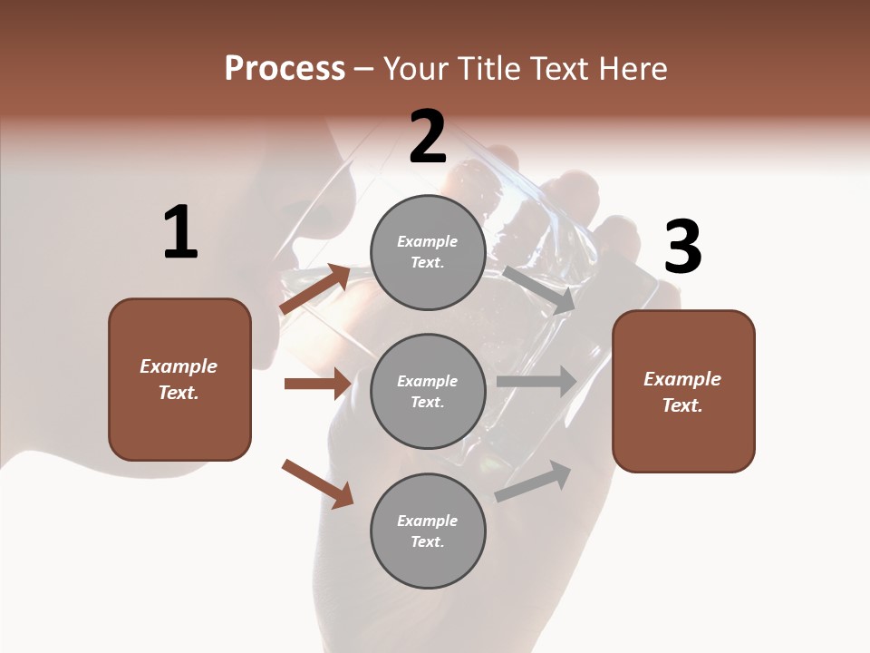 Lady Hand Glass PowerPoint Template
