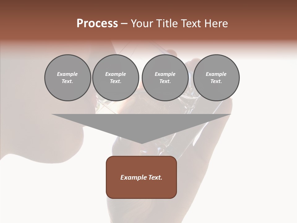 Lady Hand Glass PowerPoint Template