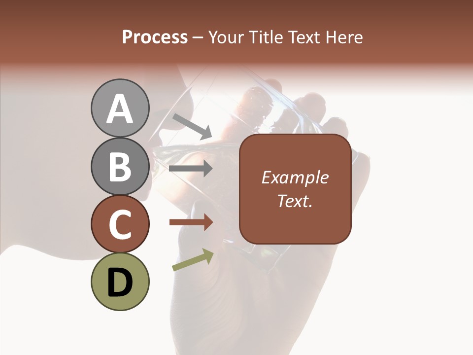 Lady Hand Glass PowerPoint Template