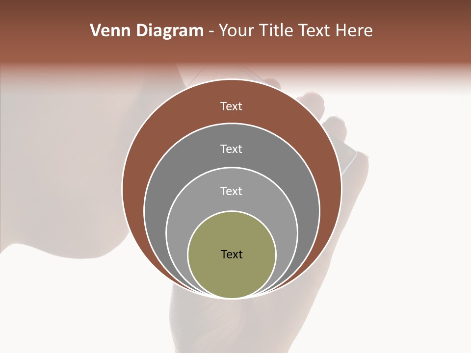Lady Hand Glass PowerPoint Template