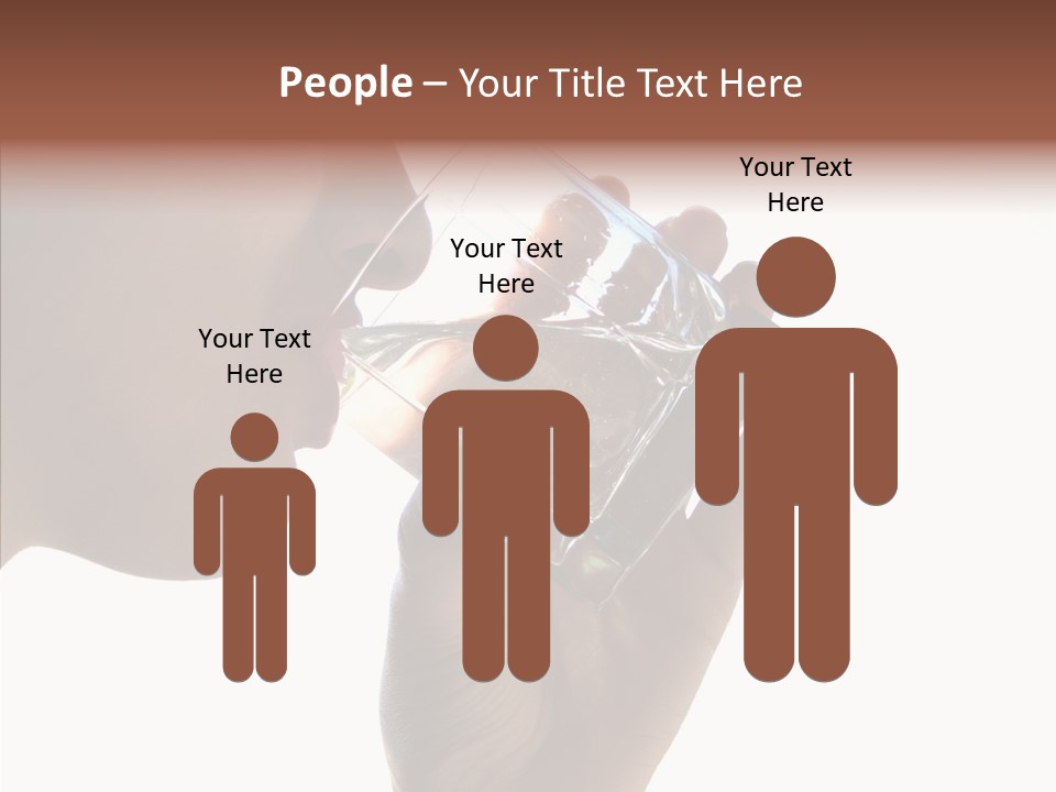 Lady Hand Glass PowerPoint Template