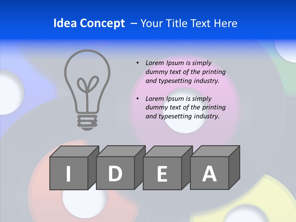 Longplay Retro Rhythm PowerPoint Template