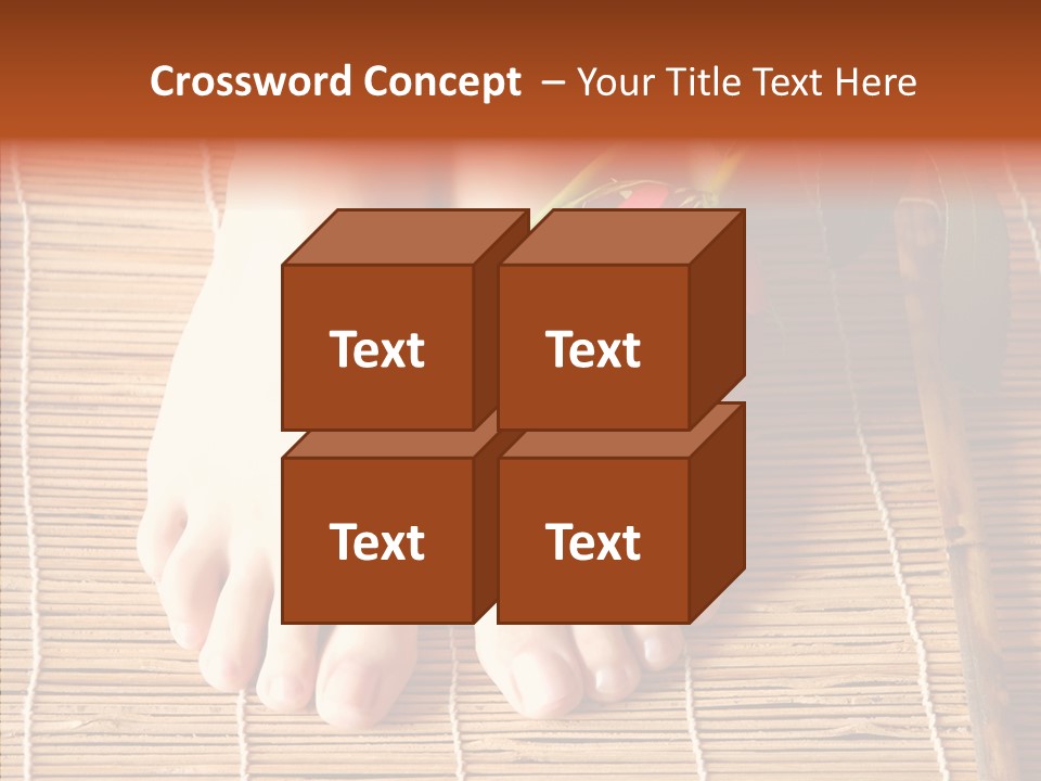 Blossom Toenails Flowers PowerPoint Template