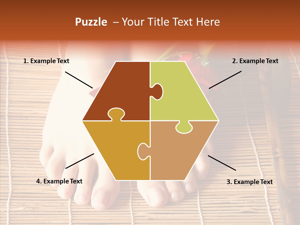 Blossom Toenails Flowers PowerPoint Template