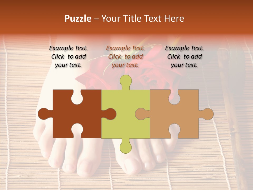 Blossom Toenails Flowers PowerPoint Template