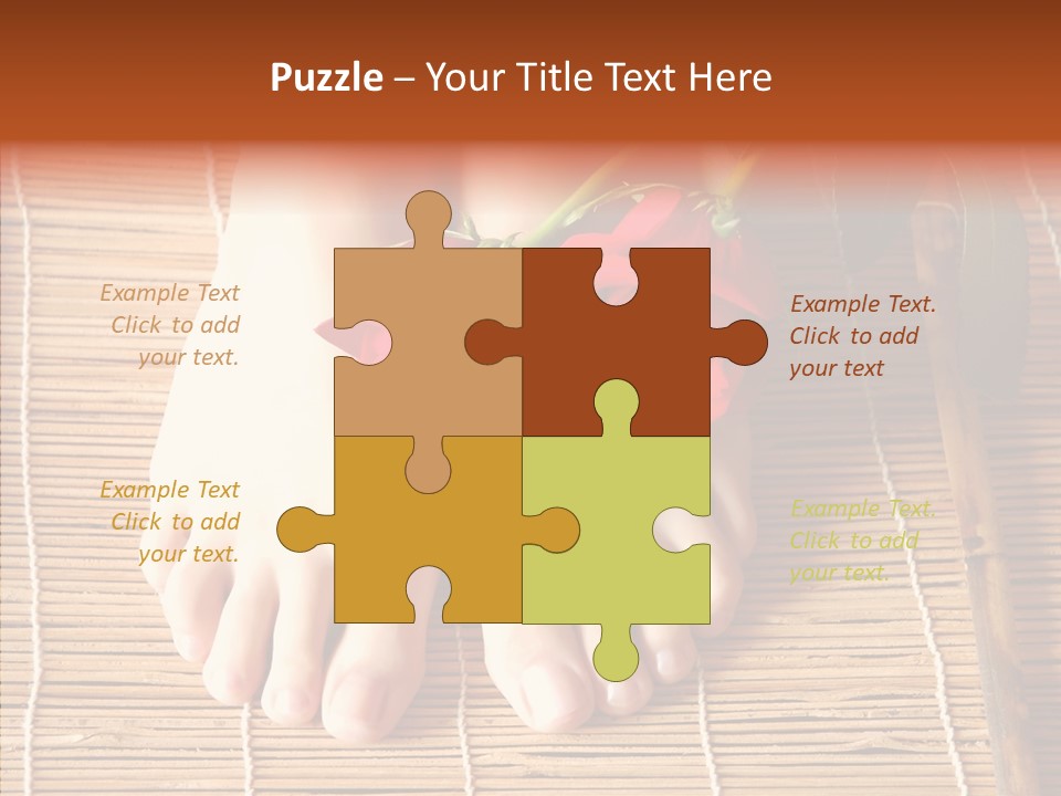 Blossom Toenails Flowers PowerPoint Template