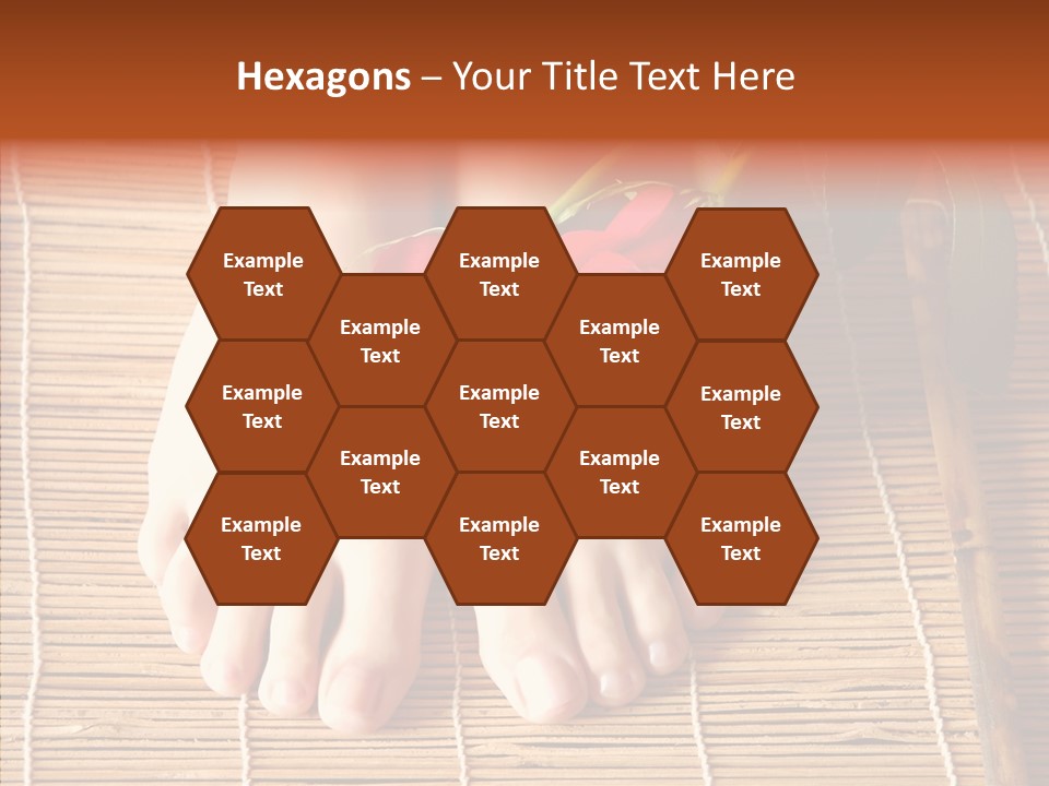 Blossom Toenails Flowers PowerPoint Template