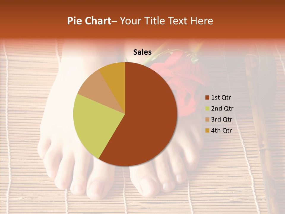Blossom Toenails Flowers PowerPoint Template