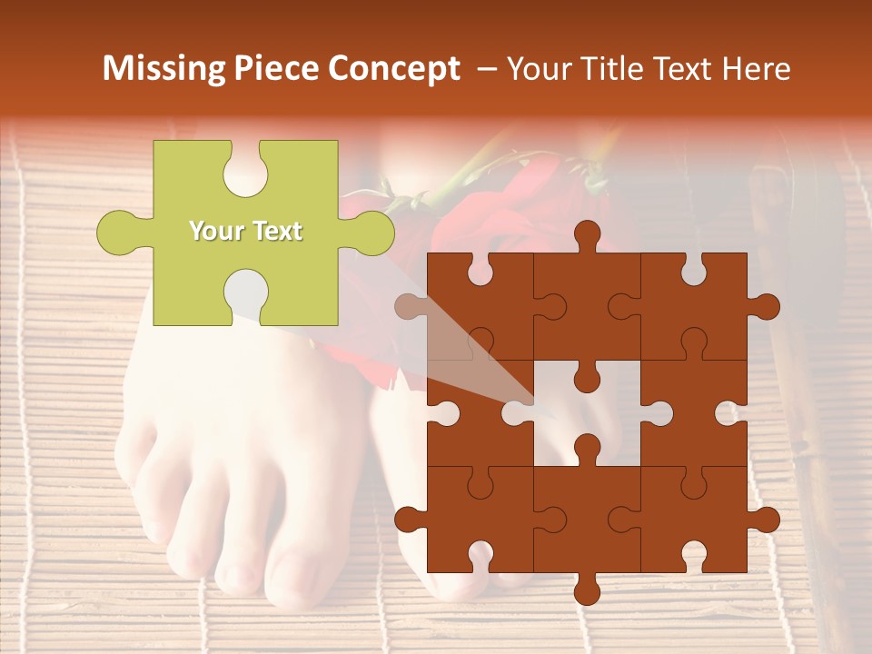 Blossom Toenails Flowers PowerPoint Template