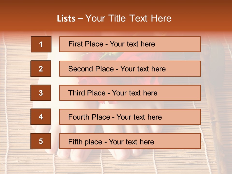 Blossom Toenails Flowers PowerPoint Template